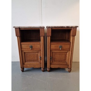 Pair of art deco bedside tables