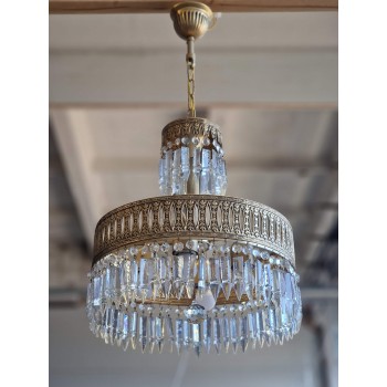Chandelier with crystals
