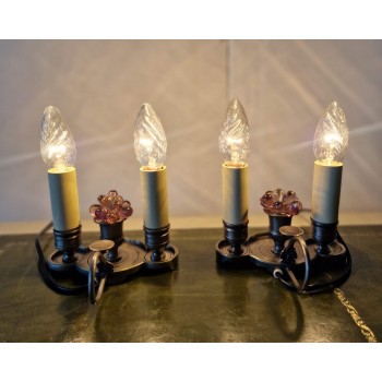 Antikvārs galda lampu pāris