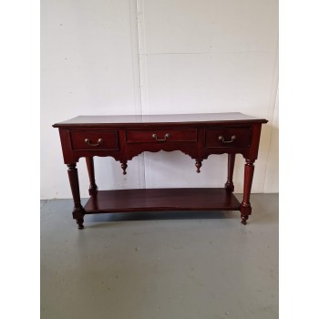 Mahogany console