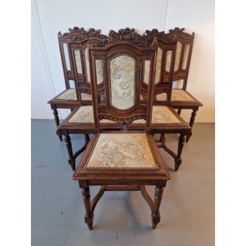 6 ozolkoka krēsli 6 ozolkoka krēsli