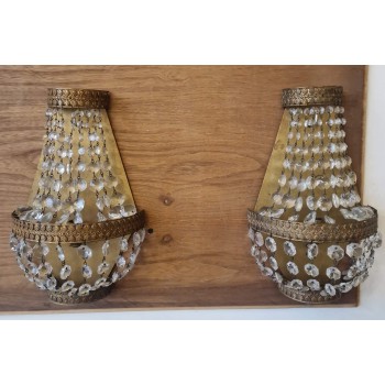 Pair of wall lamps