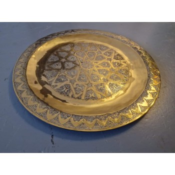 Decorative large brass plate Decorative large brass plate