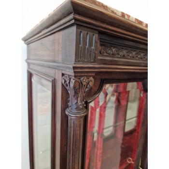 Beautiful display case with hidden drawers