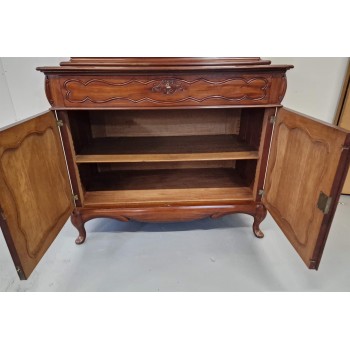 Antikvārs sarkankoka grāmatu skapis - sekreters