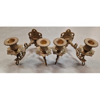 Pair of piano candlesticks