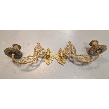 Pair of piano candlesticks