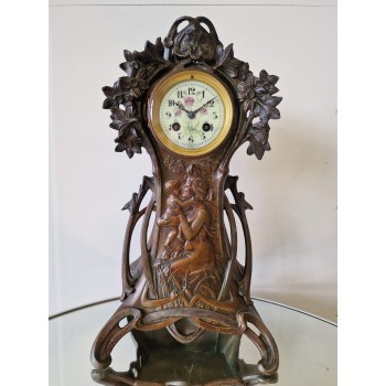 Art nouveau Claude Bennefond galda pulkstenis