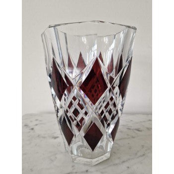 Val Saint Lambert crystal vase Val Saint Lambert crystal vase