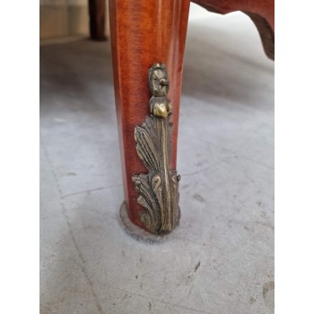 Corner cabinet with inlays