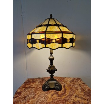 Liela Tiffany stila galda lampa