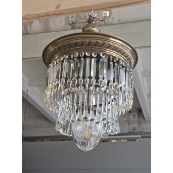 Luxurious chandelier with crystals Luxurious chandelier with crystals