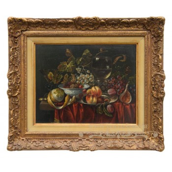 19'th century painting on copper