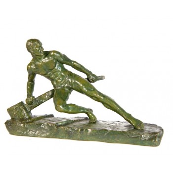 Bronze statue by Pierre LE FAGUAYS