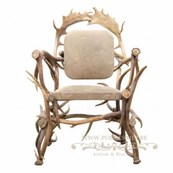 Set of 6 armchairs made of Antlers